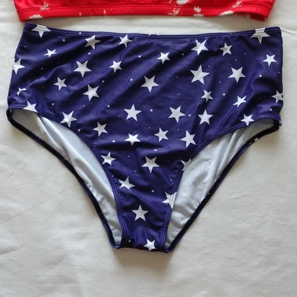 Adisputent high waist bikini womens XXL American flag - Picture 4 of 9
